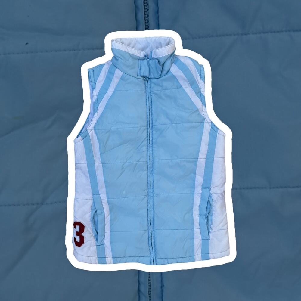 y2k varsity number vest
